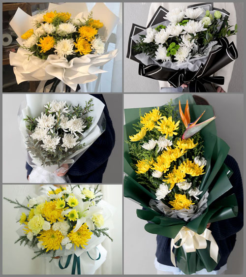 贵州黔南州福泉市道坪镇白事花束代送